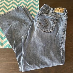Silver Suki jeans sz 16, length 30”